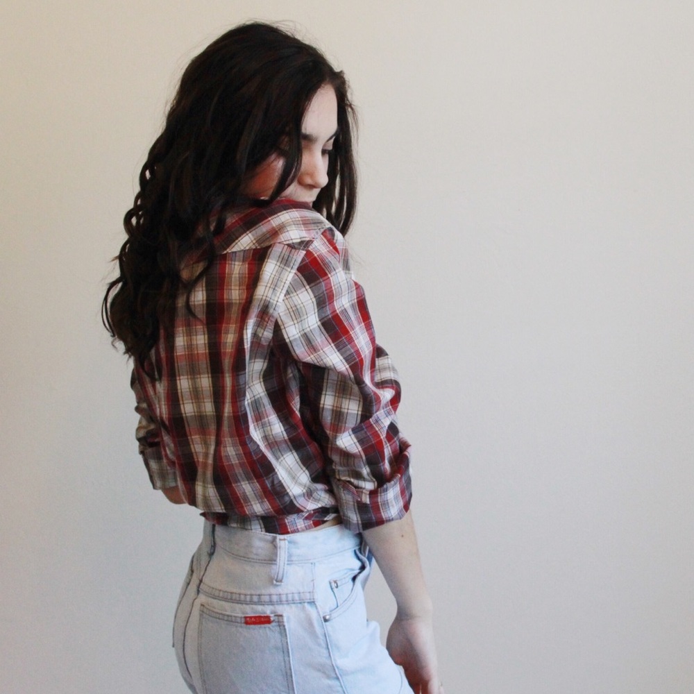 Levi’s red flannel shirt